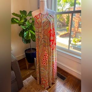 Printed maxi dress